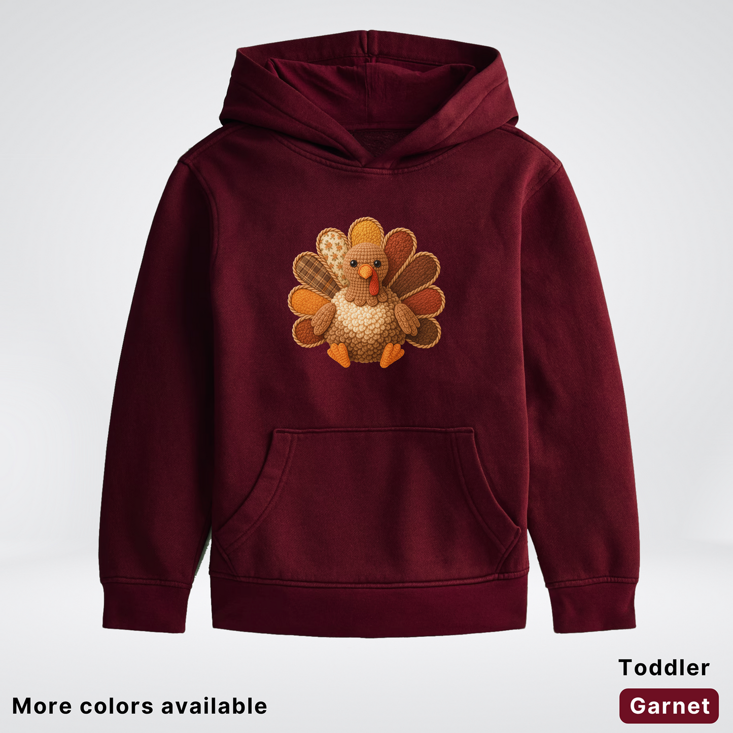 Fall Turkey Hook Yard Faux Hoodie - Boys