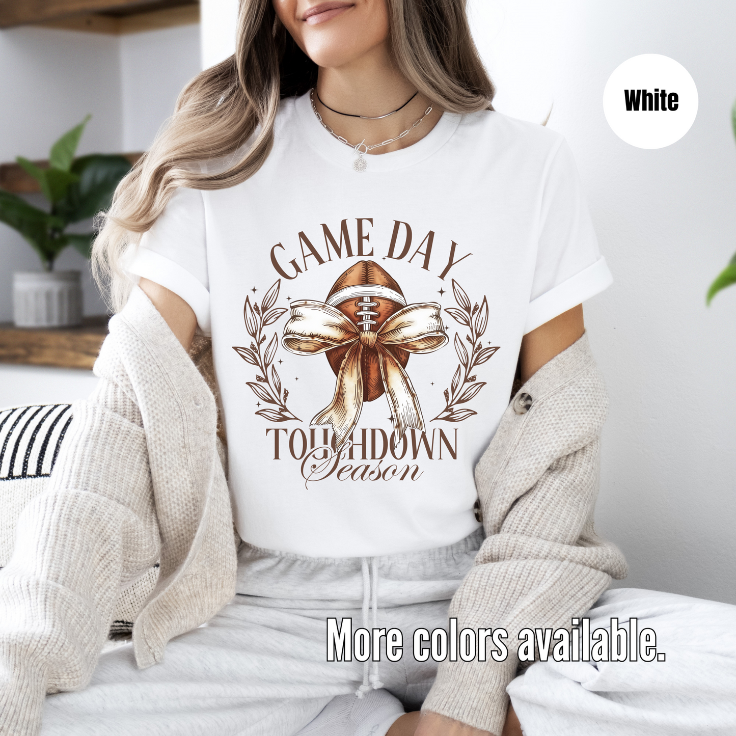 Game Day Touchdown Season Coquette T-Shirt