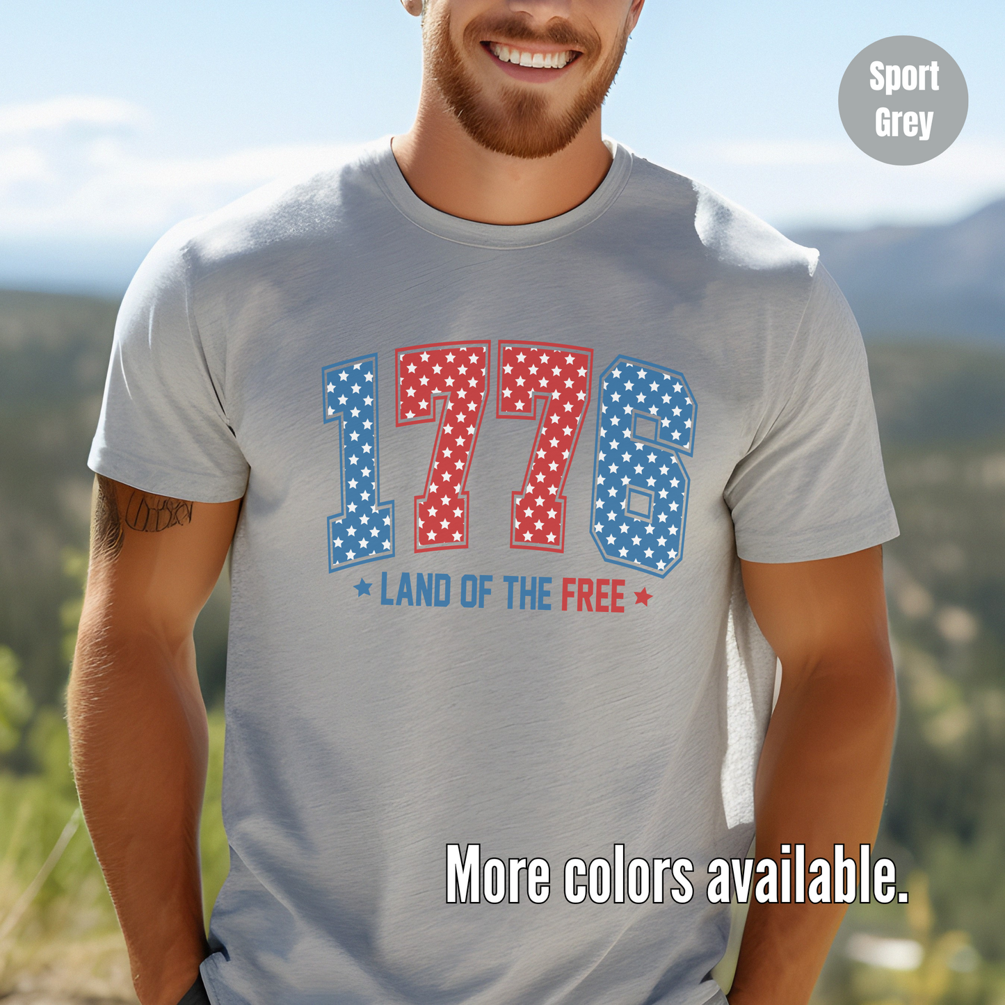 1776 Land Of The Free T-Shirt