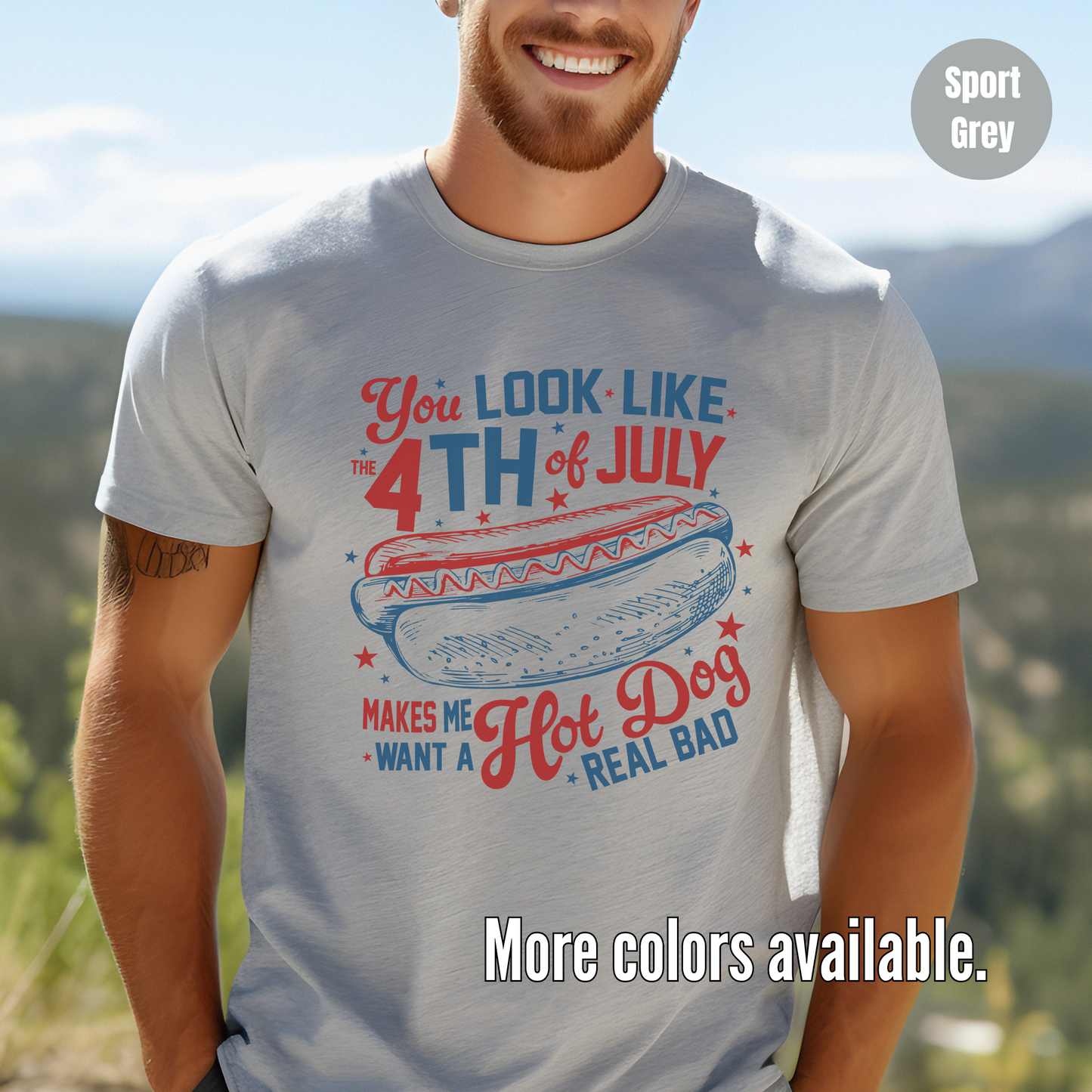 Hot Dog Real Bad Unisex Softstyle T-Shirt