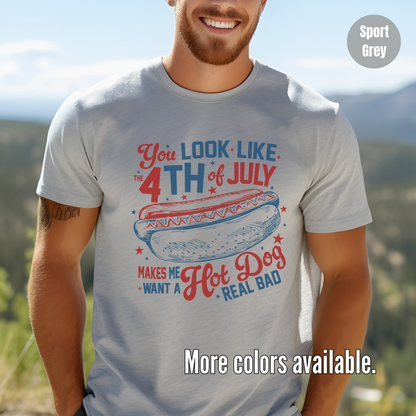 Hot Dog Real Bad Unisex Softstyle T-Shirt