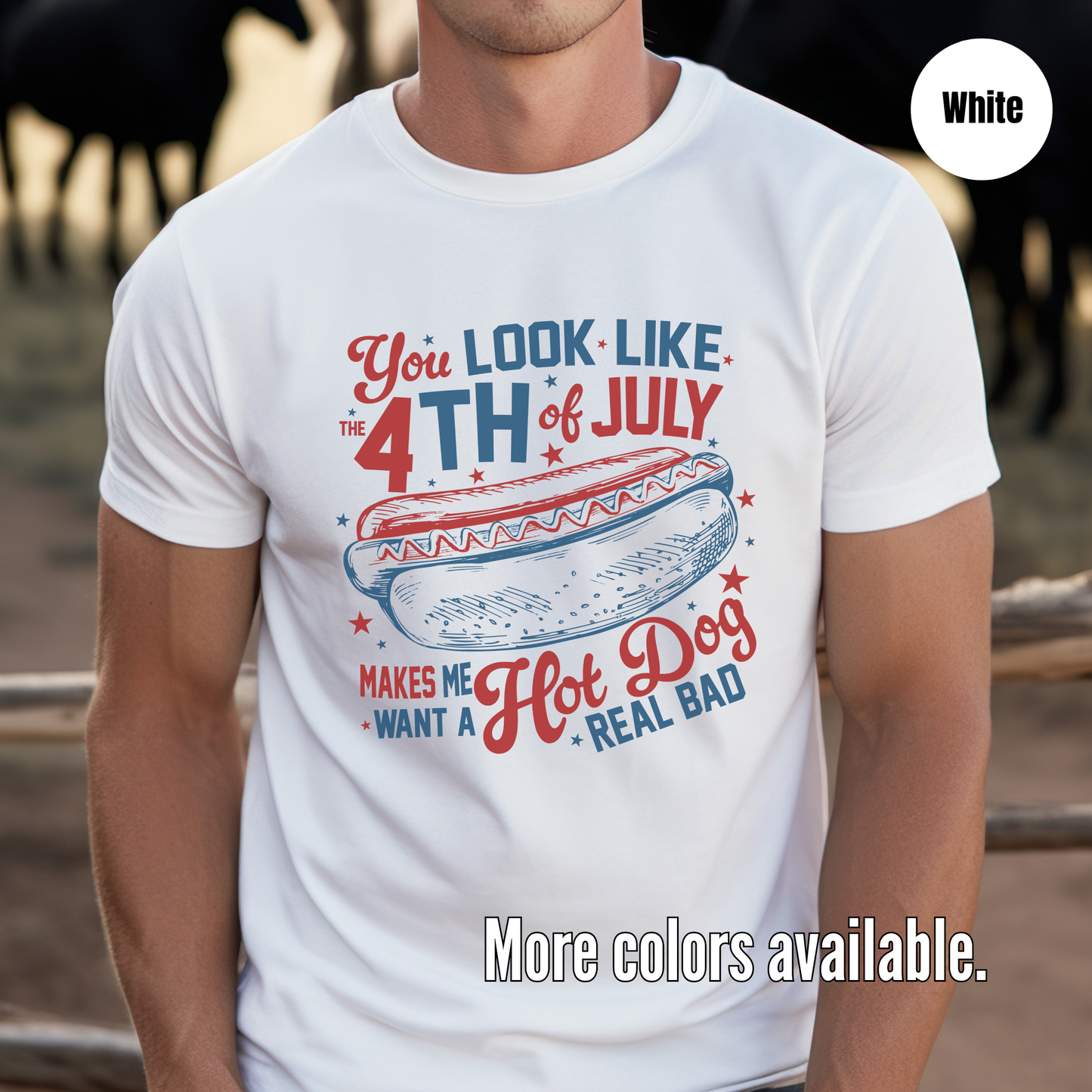 Hot Dog Real Bad Unisex Softstyle T-Shirt