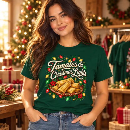 Tamales & Christmas Lights T-Shirt