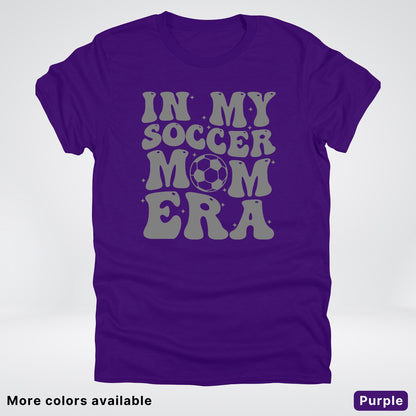 In My Soccer Mom Era – Gray Design - T-Shirt
